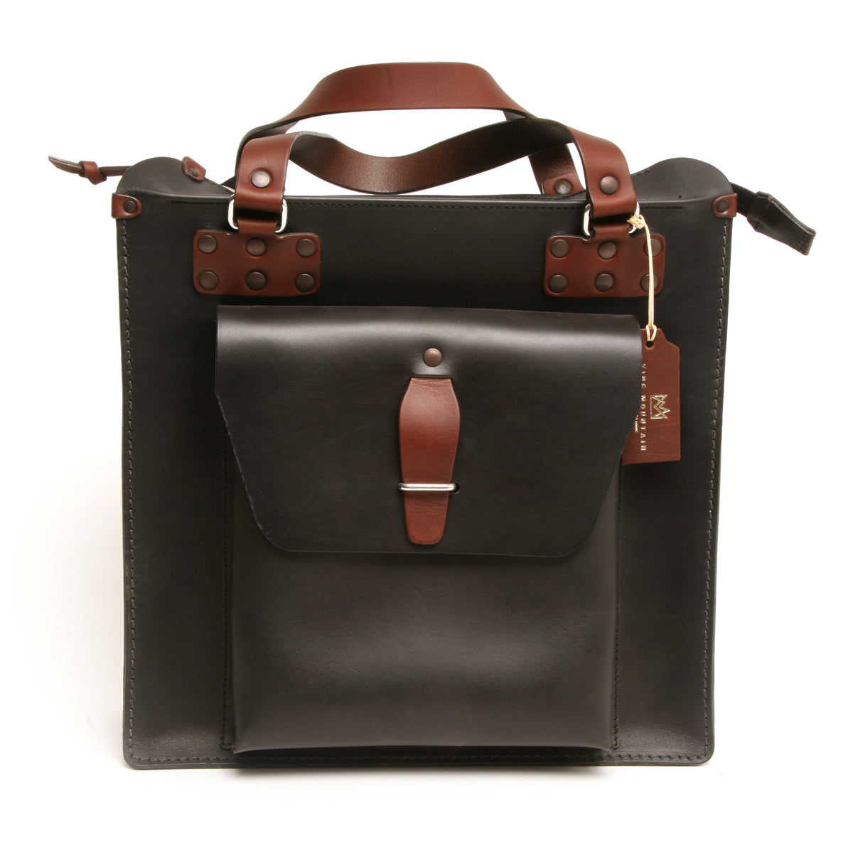 NENJUU plus bag in premium top-quality vegetable-tanned leather, front view