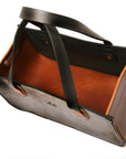 OTSU leather tool tote, interior