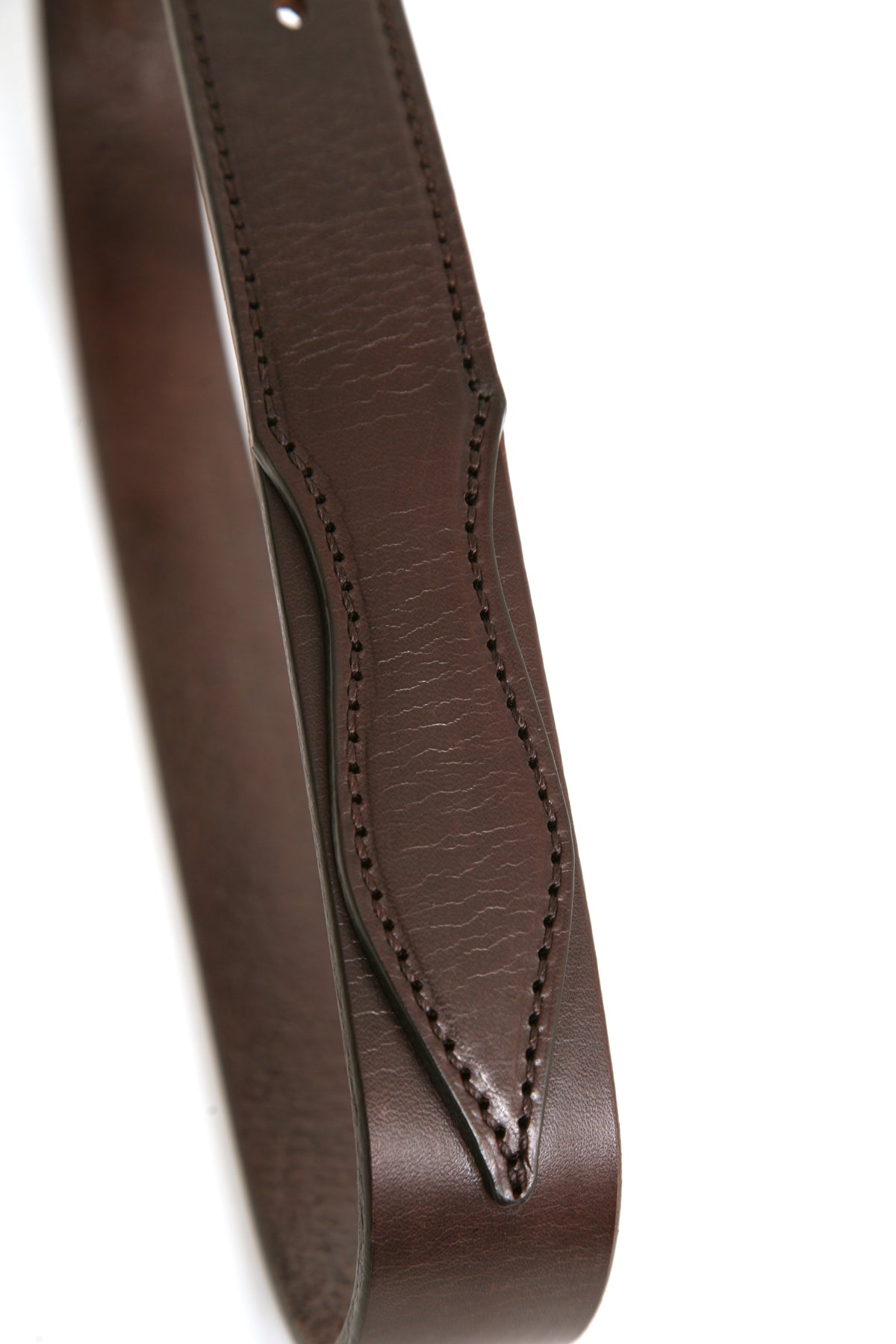 SID Belt in 12-13oz English bridle leather with stainless-steel hardware, additional view
