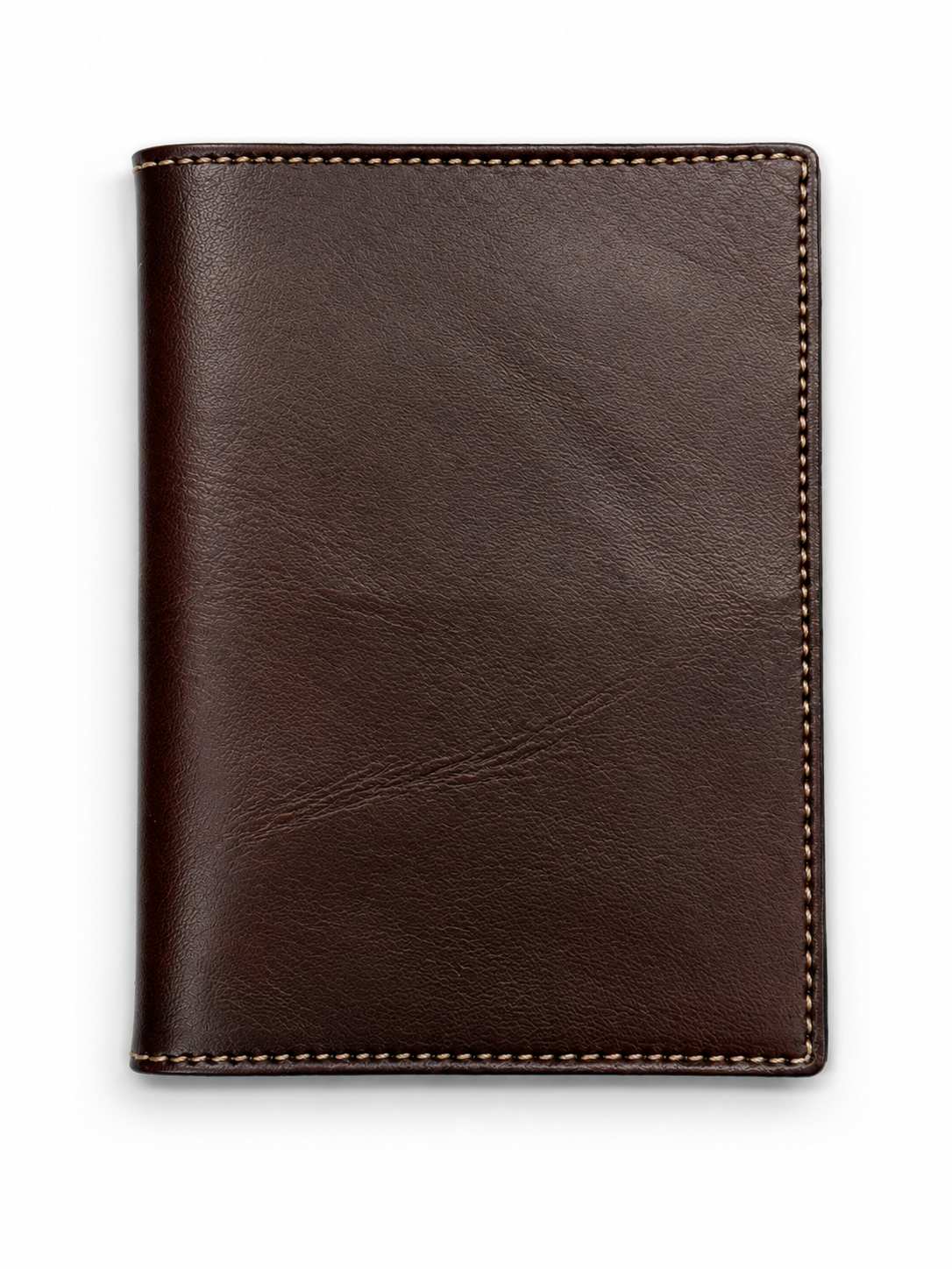 Cartera para pasaporte PASSPORT canela marrón vintage