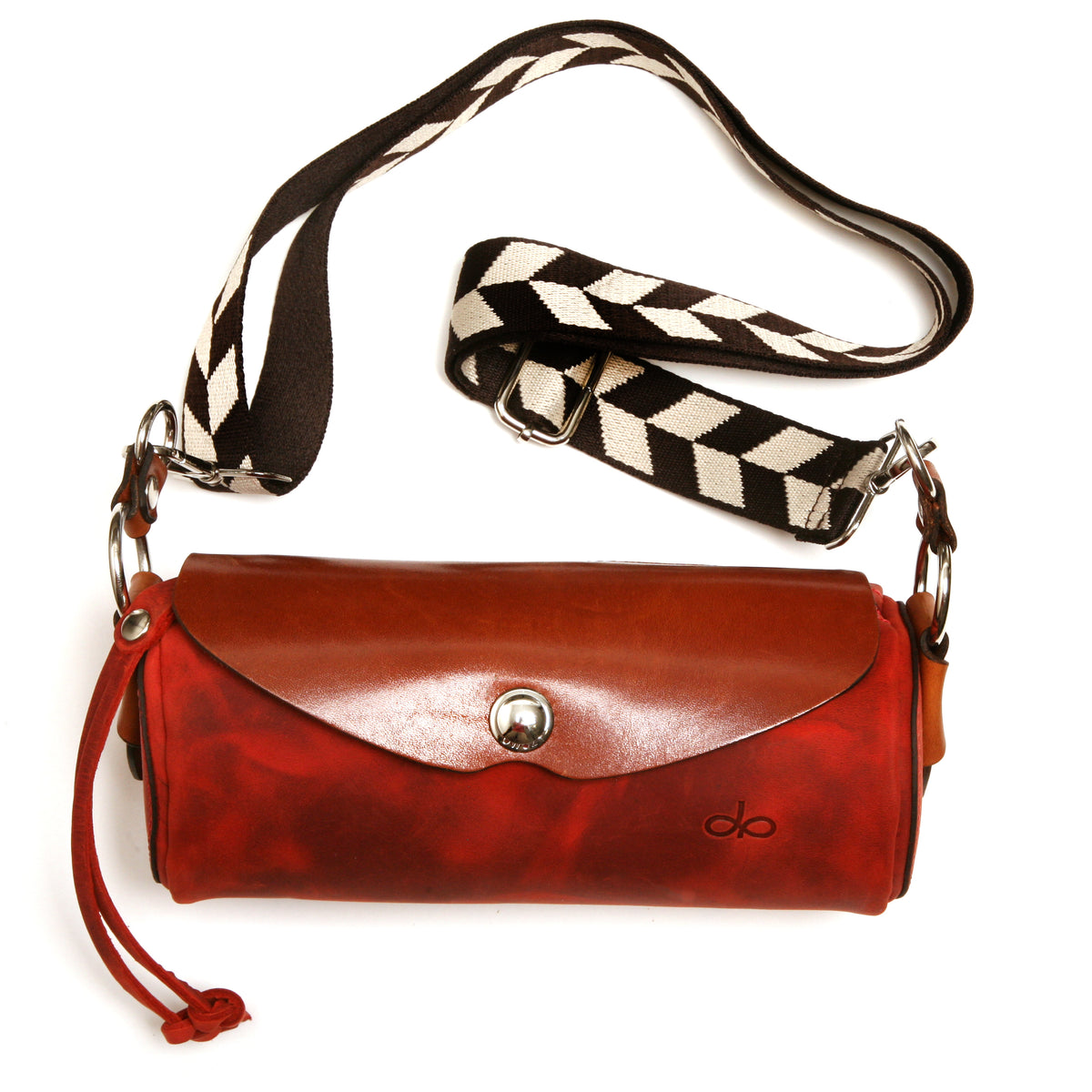 RUI roll bag in English bridle leather, front view