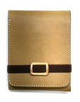 Slingshot Wallet in leather, back view