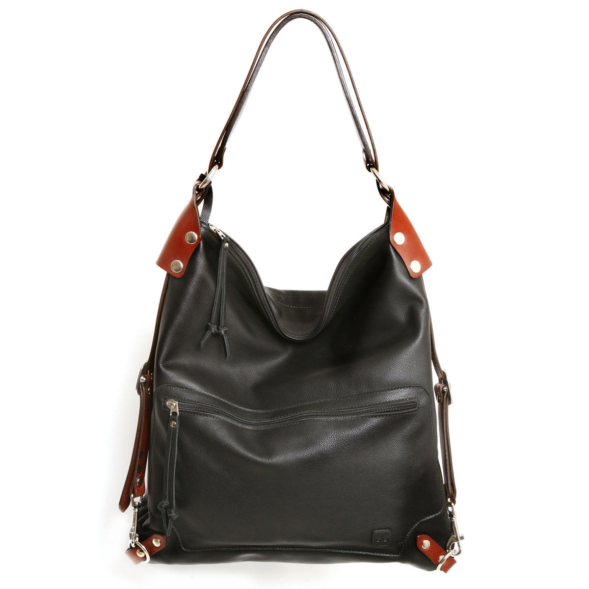 Villa Sak Black & Medium Brown