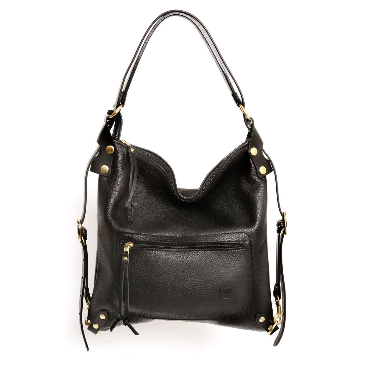 Villa Sak Small Black Pebble Brass