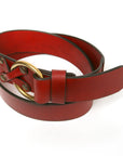 X&O English bridle leather belt