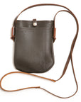 ZOOP mini satchel bag in leather, interior compartment