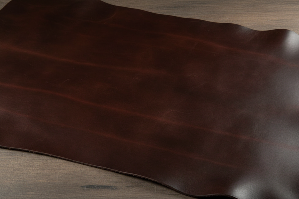 dark brown coffee colored english bridle leather