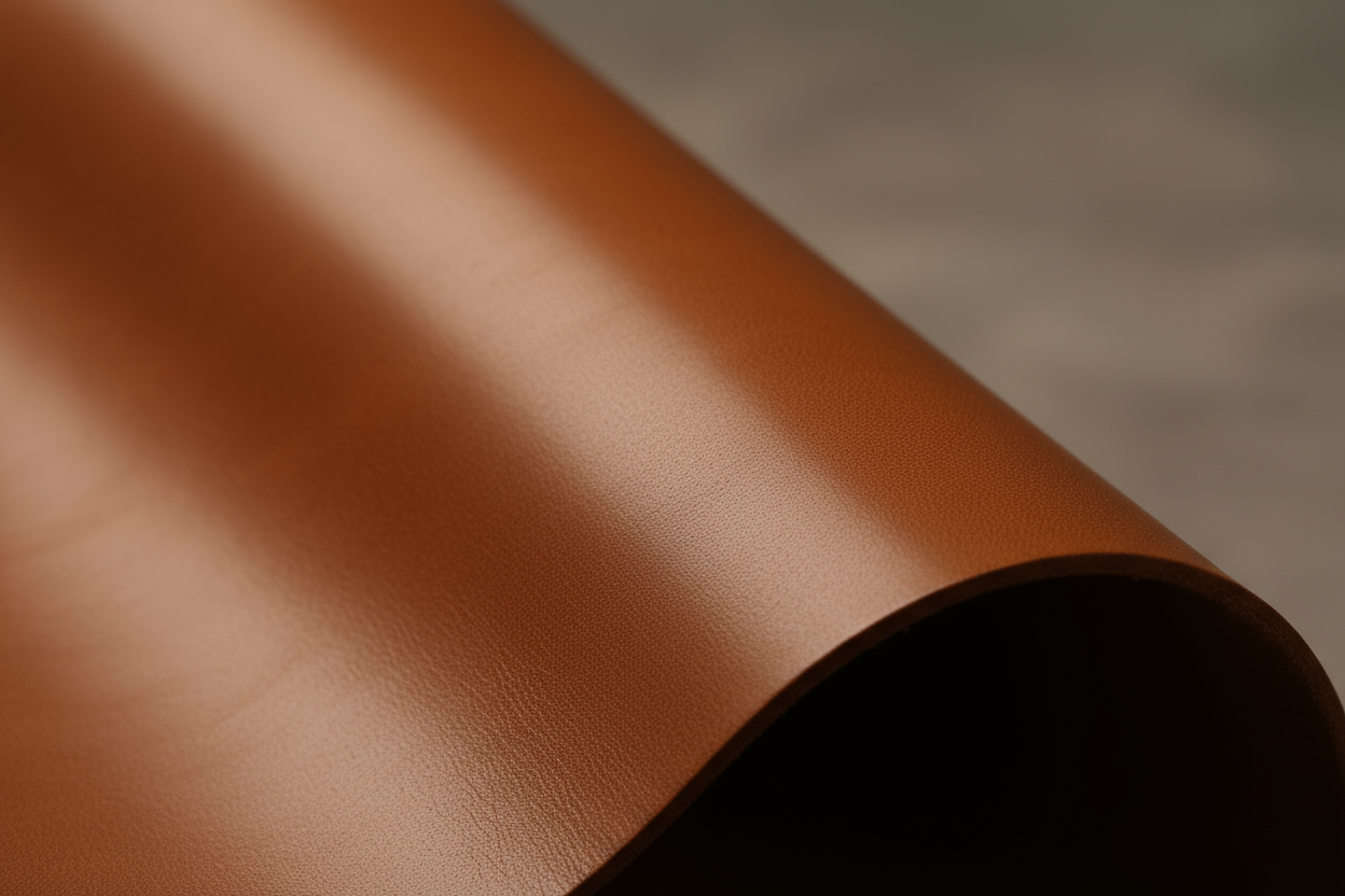 medium brown english bridle leather