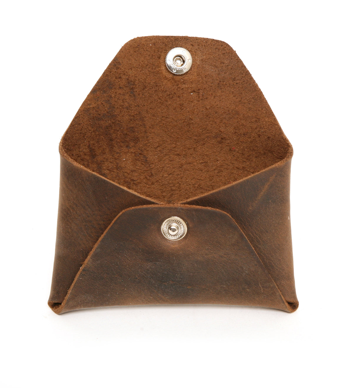 Origami Card case croco wallet in one-piece leather construction, skived folds, interior card slots
