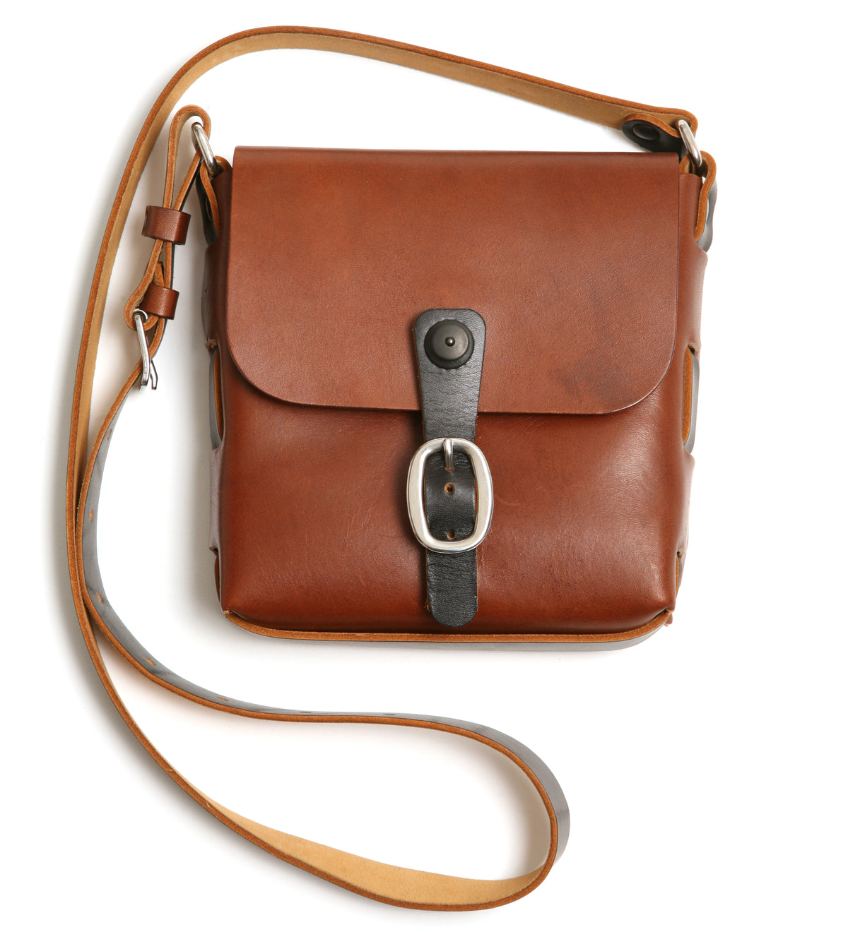 CASO Medio bag in firm vegetable-tanned leather, front view
