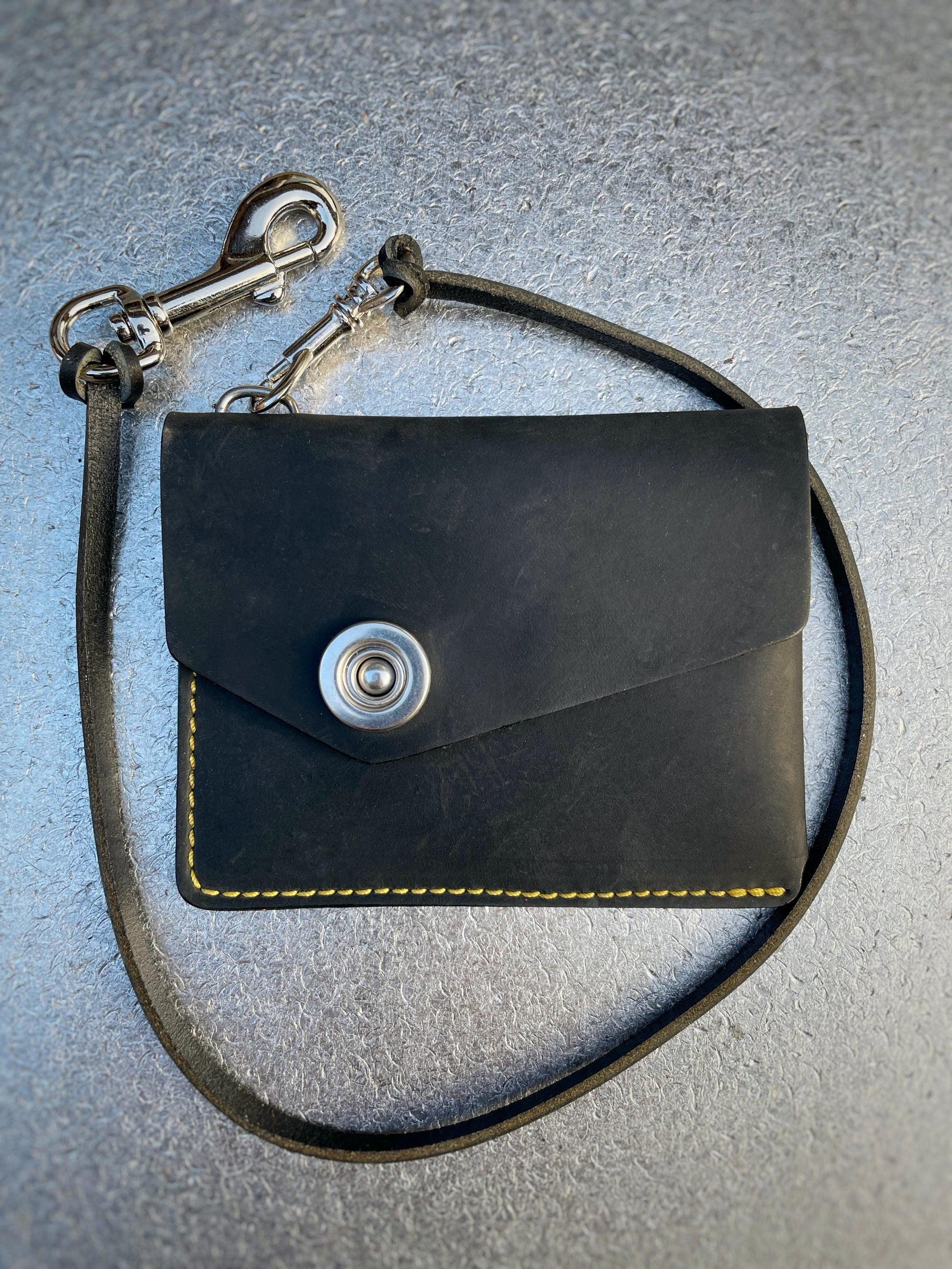 crazy horse wallet – CODA black Leather JMB