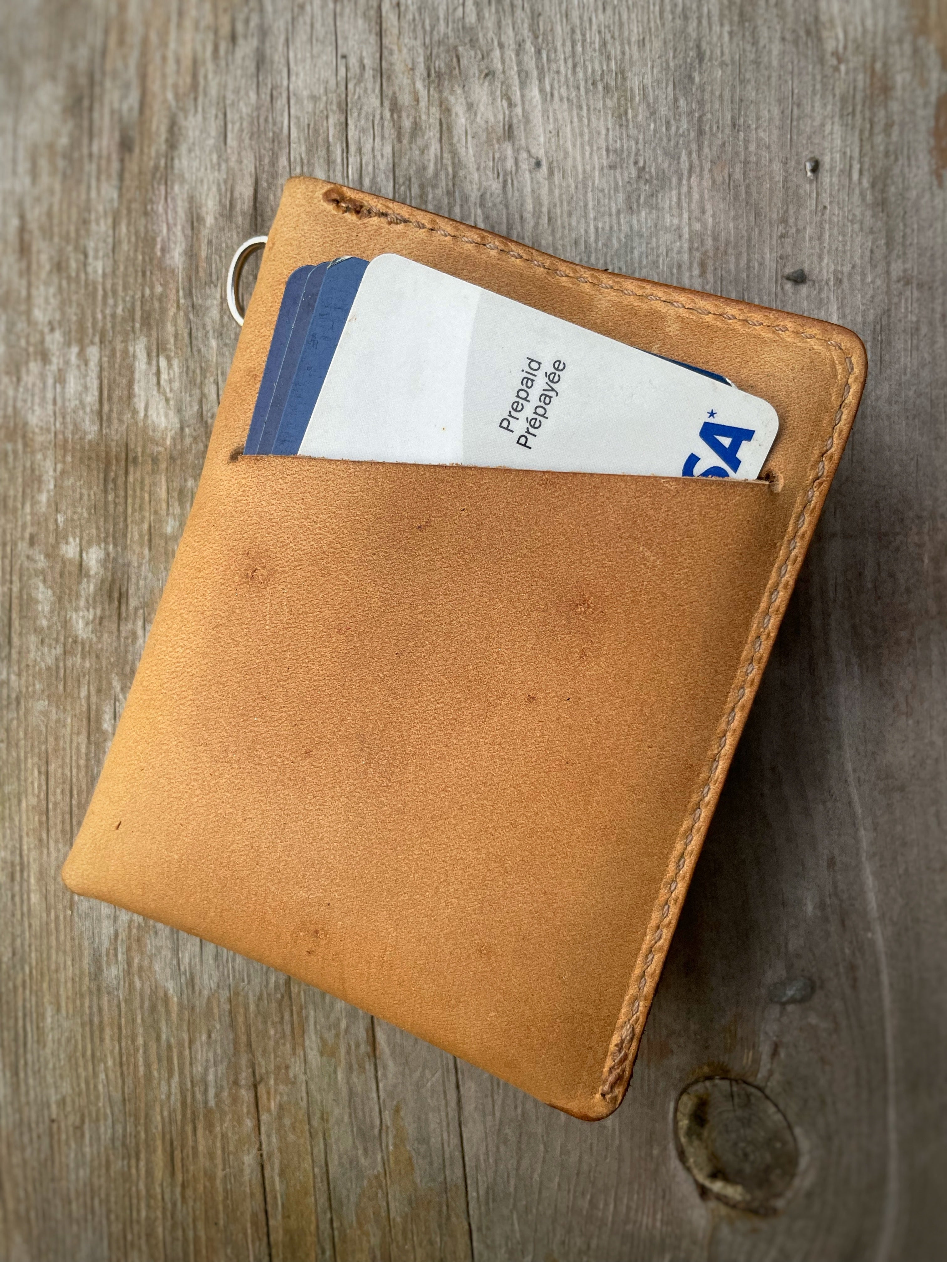 CODA wallet crazy horse tan – JMB Leather