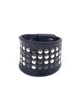 Contour studded navy blue