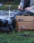 URBA Briefcase Messenger leather briefcase, detail