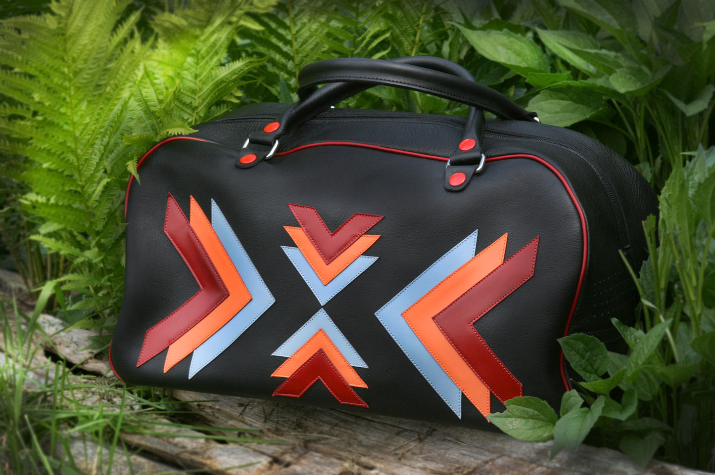 Duffel Bag black with design