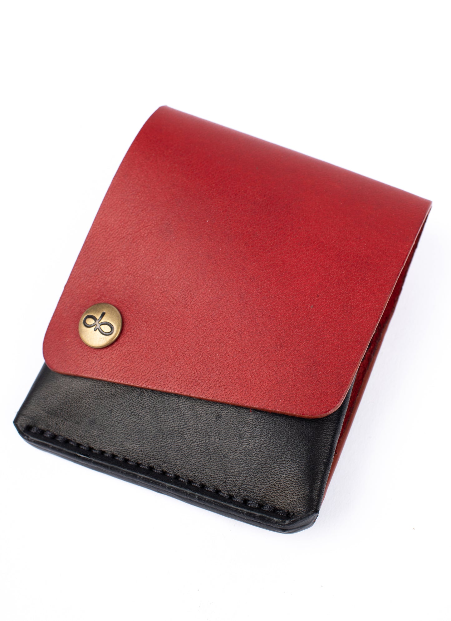 Piegato minimalist wallet red & black