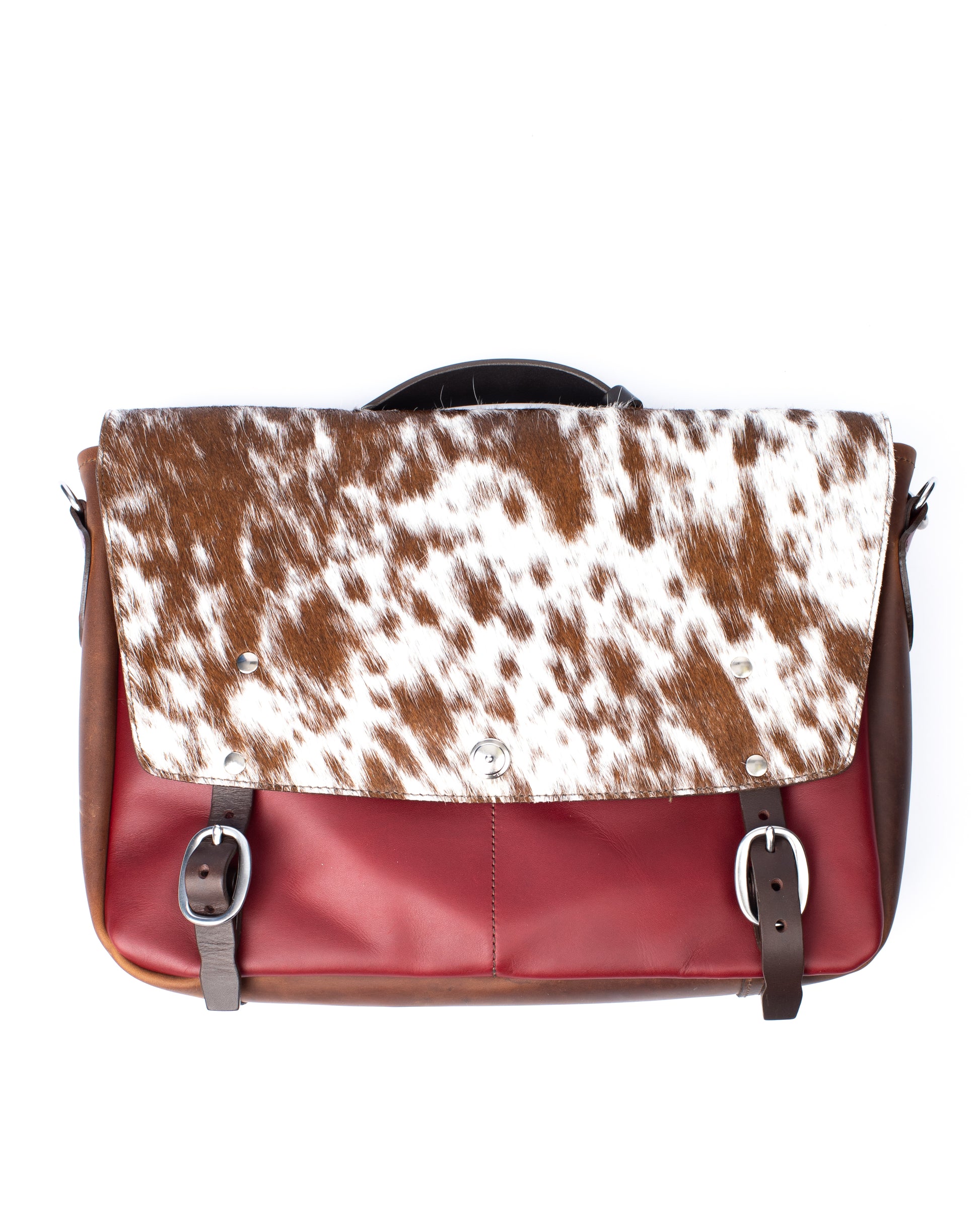 BROOKS Messenger LTD vintage red & Brown hairy – JMB Leather