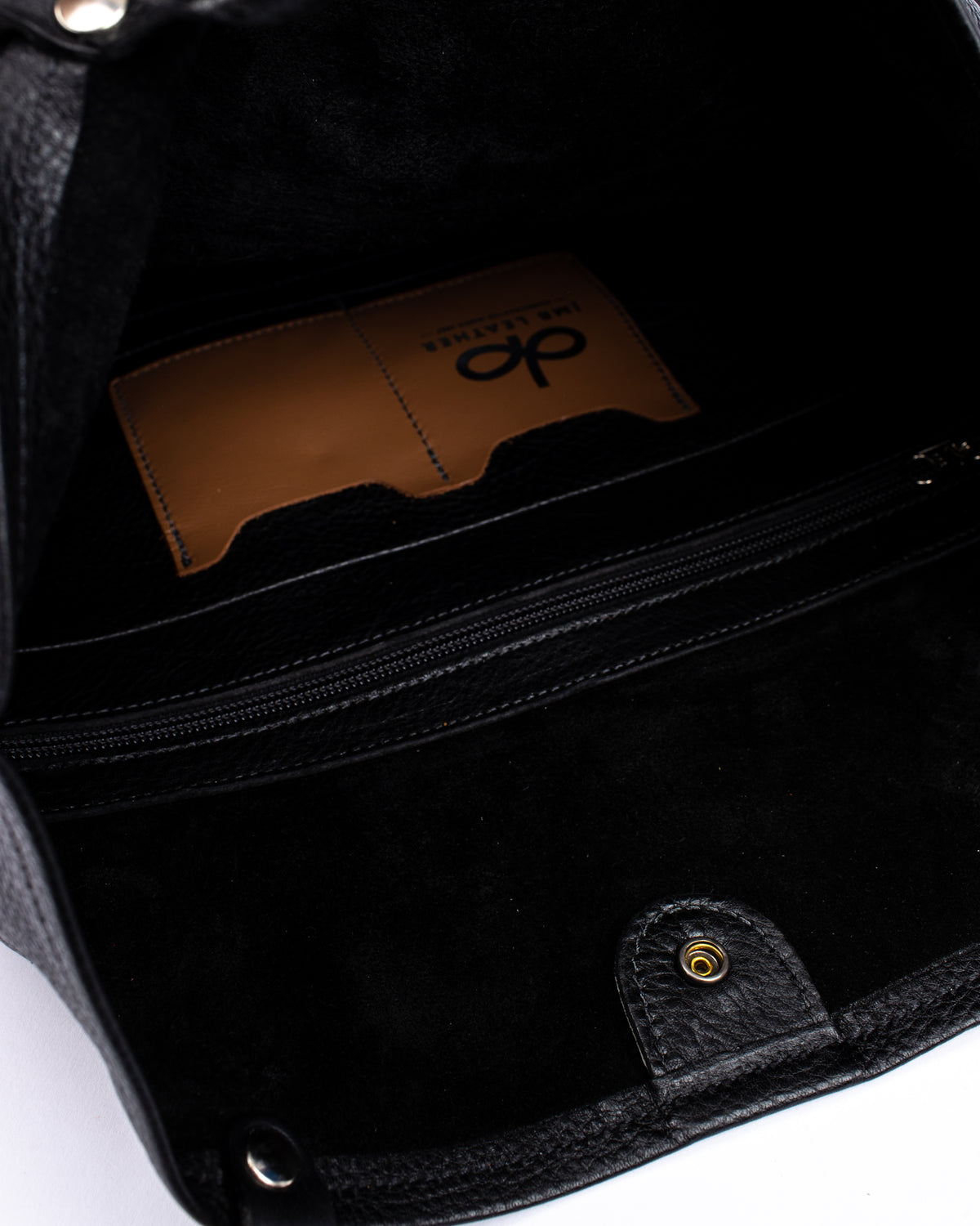 KIKI tote bag in leather, interior compartment