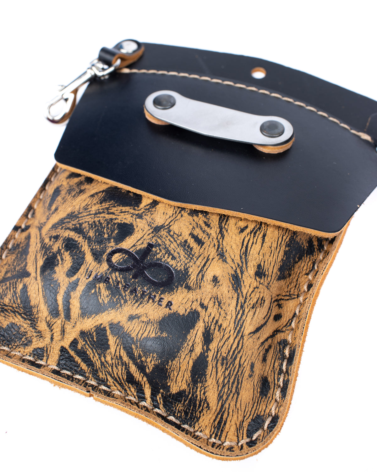 PRO POCKET leather tool pocket in tan, alternate view