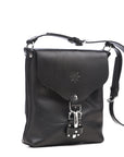 KUURU Bag LG black leather bag with buckle, alternate view