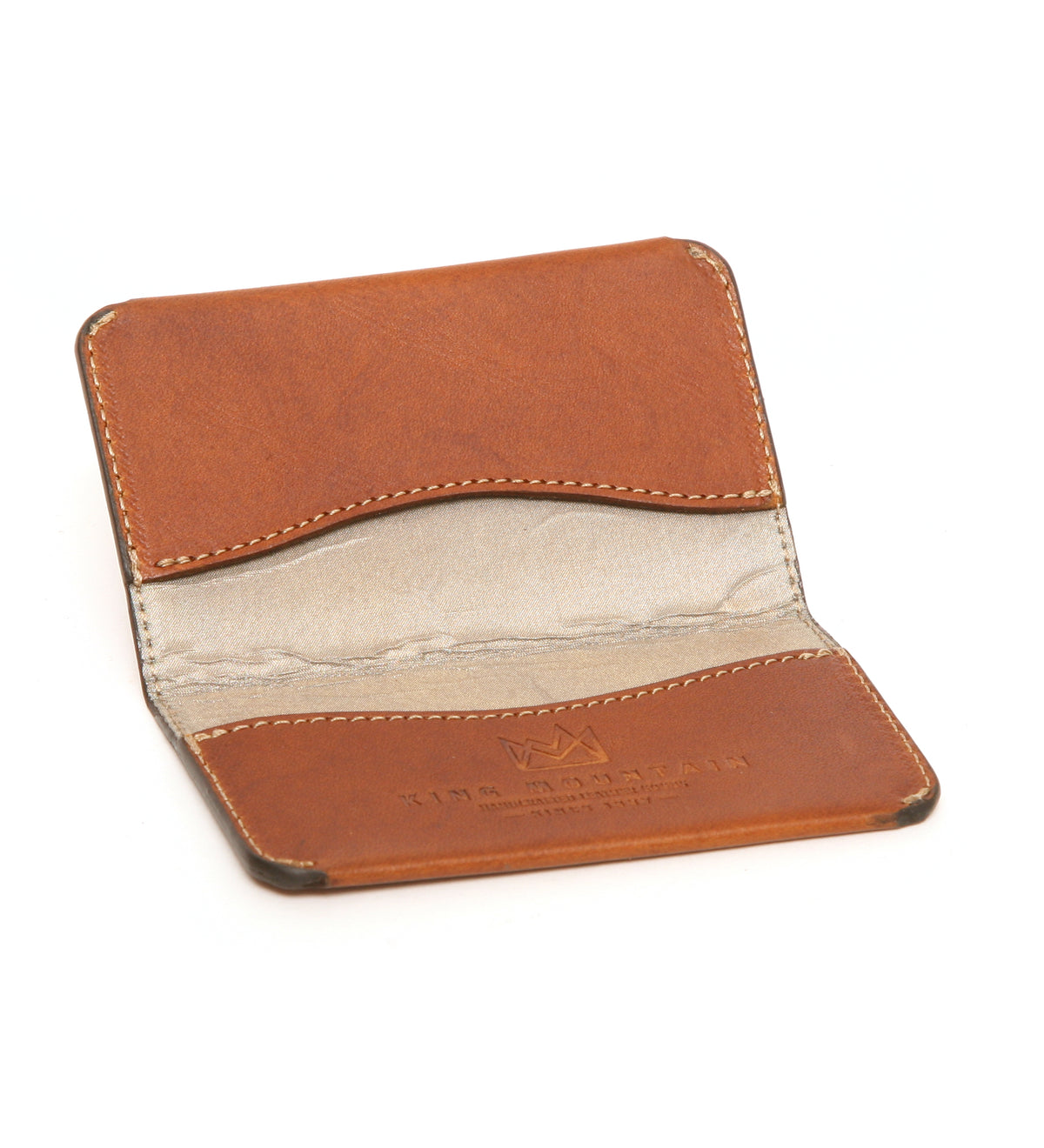 JUNO card case lined wallet in mat-finished pig skin, hot-rolled to a corduroy finish leather, detail view