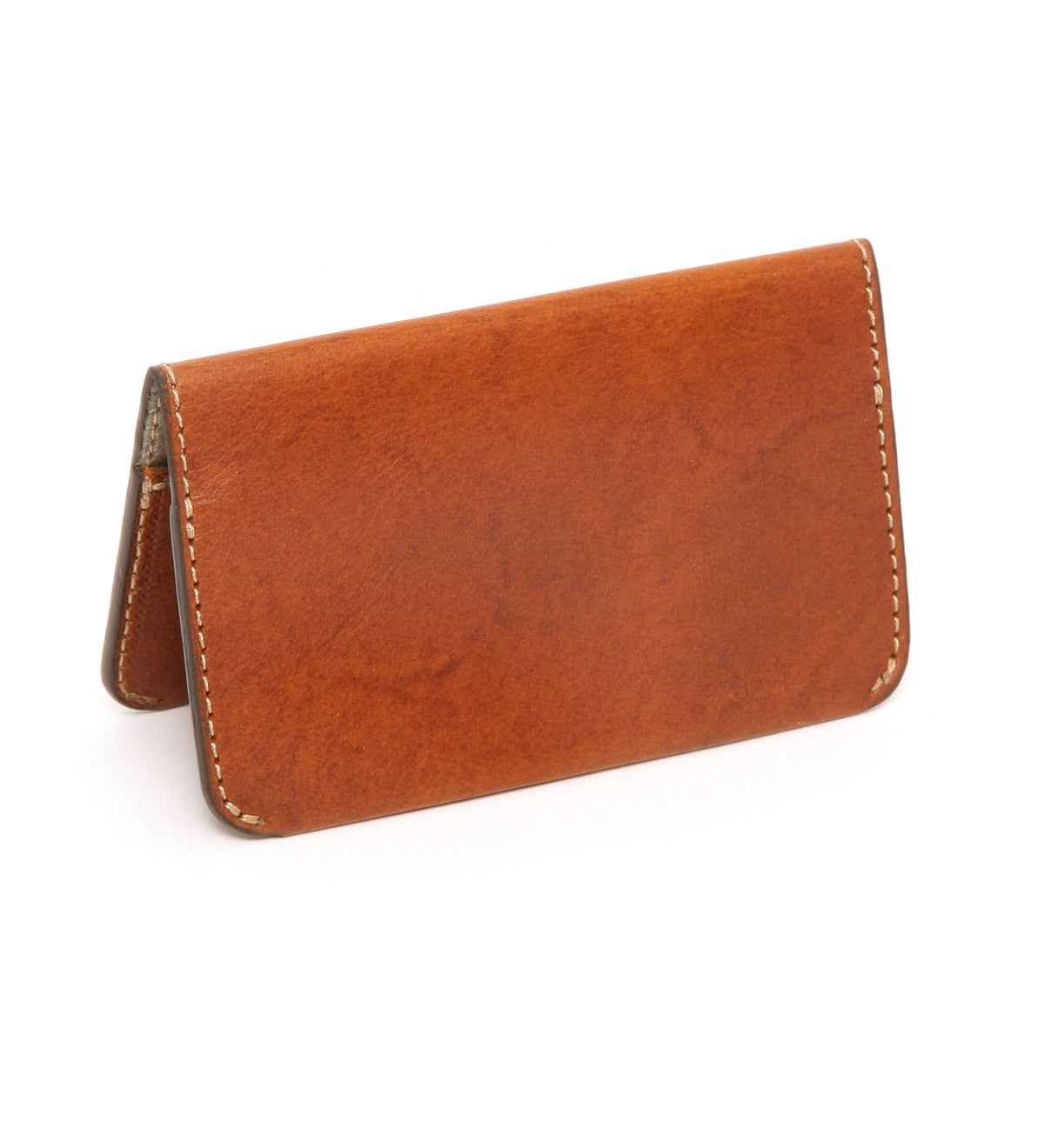 JUNO card case lined wallet in mat-finished pig skin, hot-rolled to a corduroy finish leather, back view