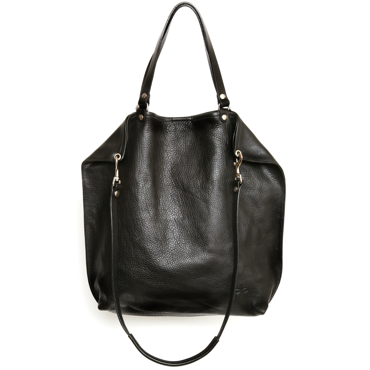KIKI tote bag in leather, front view