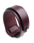 GEMINI leather cuff bracelet