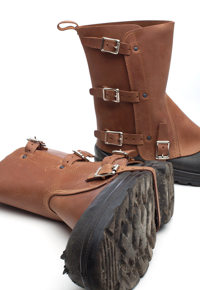 ENGINEER BOOT SPATS in leather, additional view
