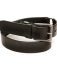 TUG Loop Roller English bridle leather belt, buckle detail