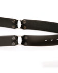 TUG Loop Roller English bridle leather belt, back
