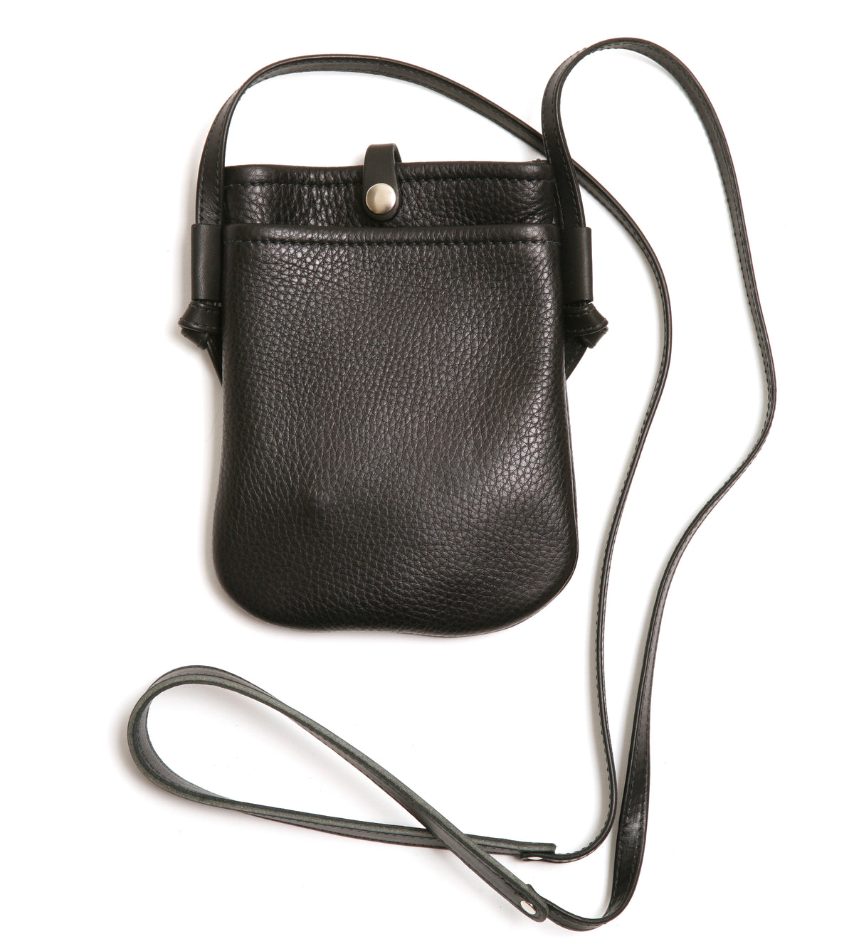 ZOOP mini satchel bag in leather, front view