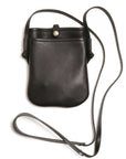 ZOOP mini satchel bag in leather, front view