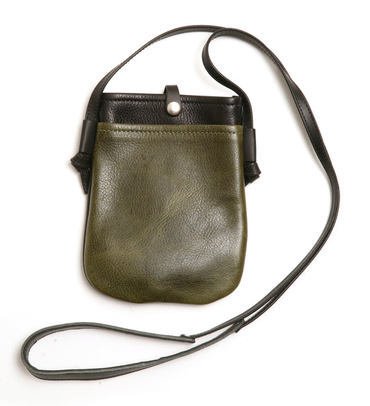 ZOOP mini satchel dark green&black